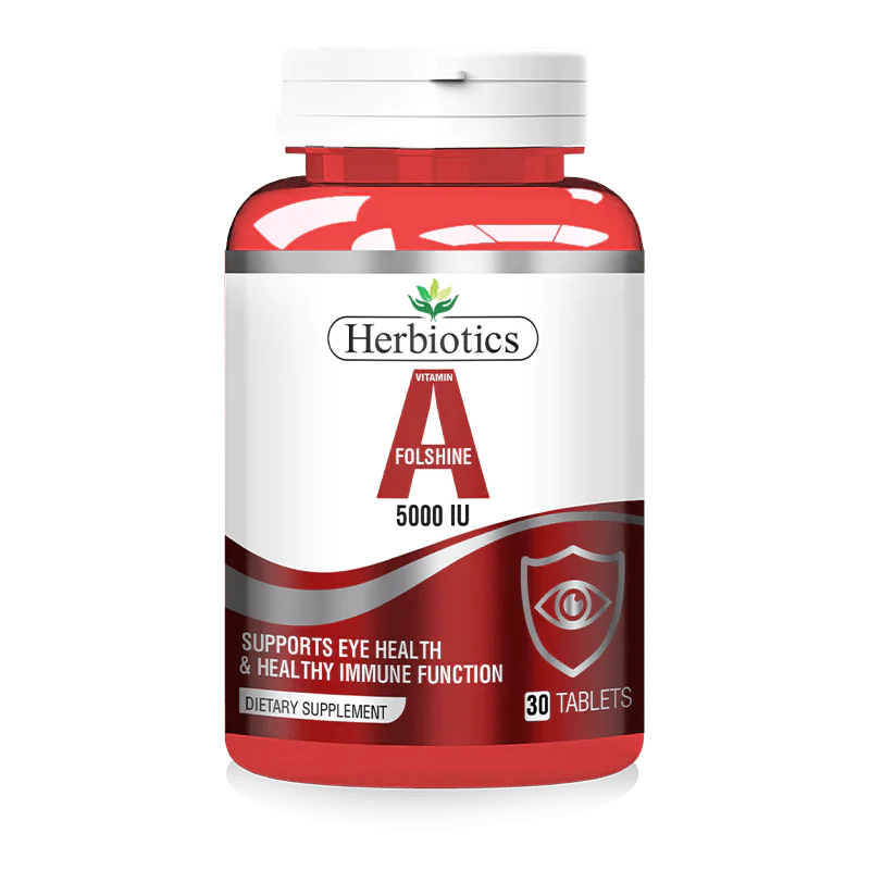 Herbiotics Folshine (Vitamin-A), 30 Ct