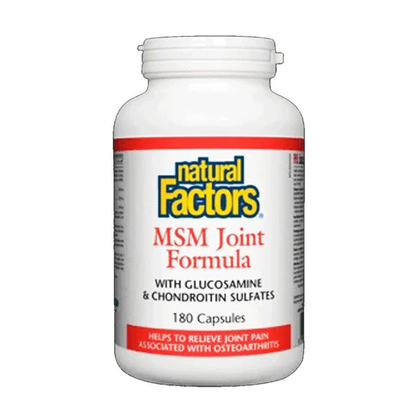 Natural Factors MSM Joint Formula with Glucosamine & Chondroitin Sulfa ...