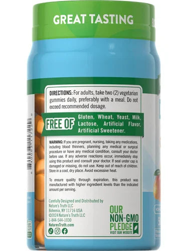 Nature's Truth Vitamin D3 and K2 complex 50 Gummies